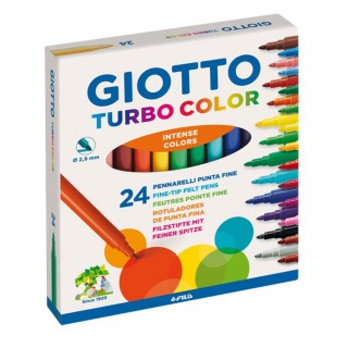 Colori a spirito Giotto Turbocolor 24 Pz